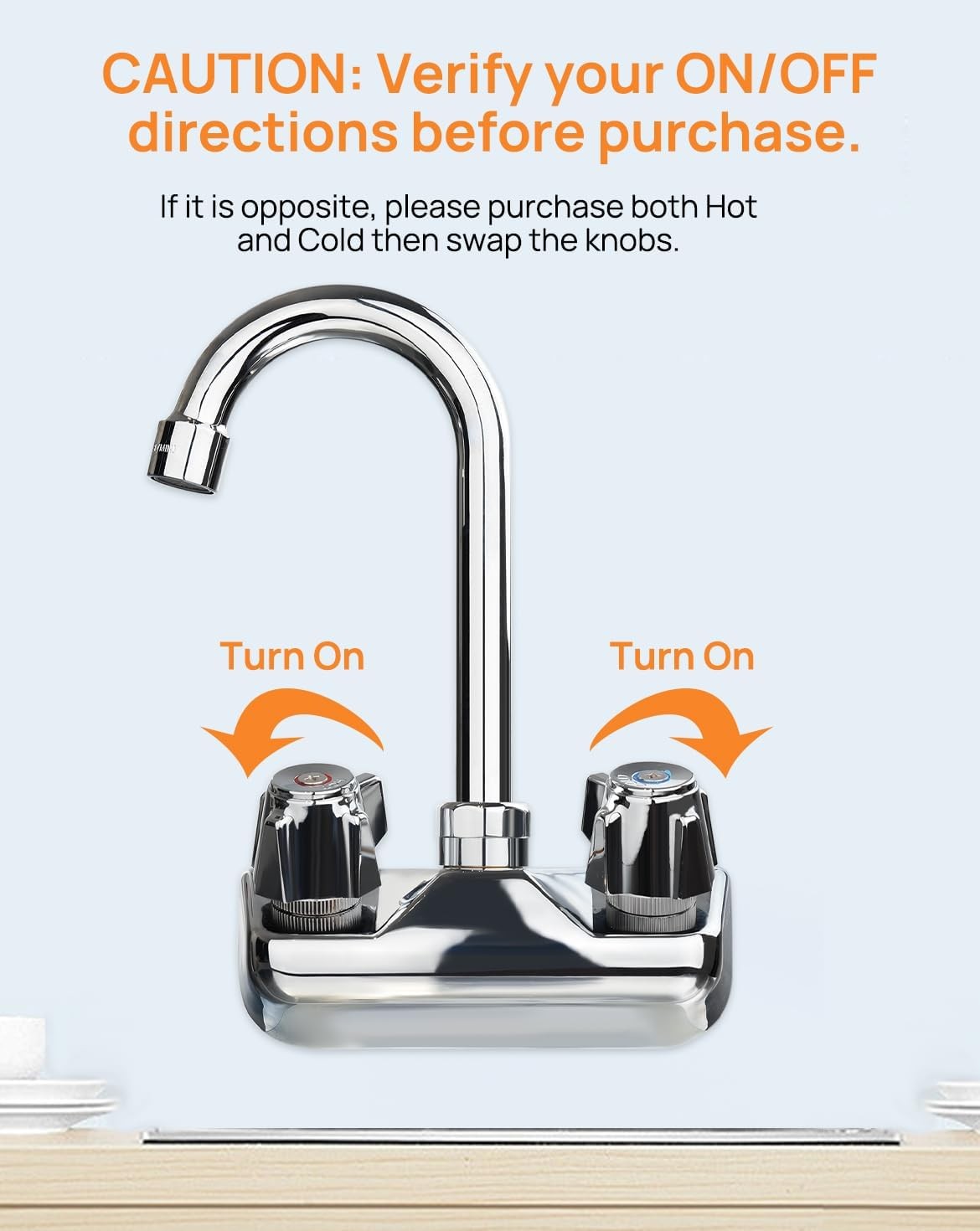 Red Knob Handle Replacement – Commercial Faucet Hot Side Part