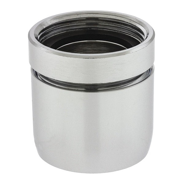 Neoperl 2.2 gpm Outlet, 13/16 in – 24 Thread Size, Chrome, Brass 5502105