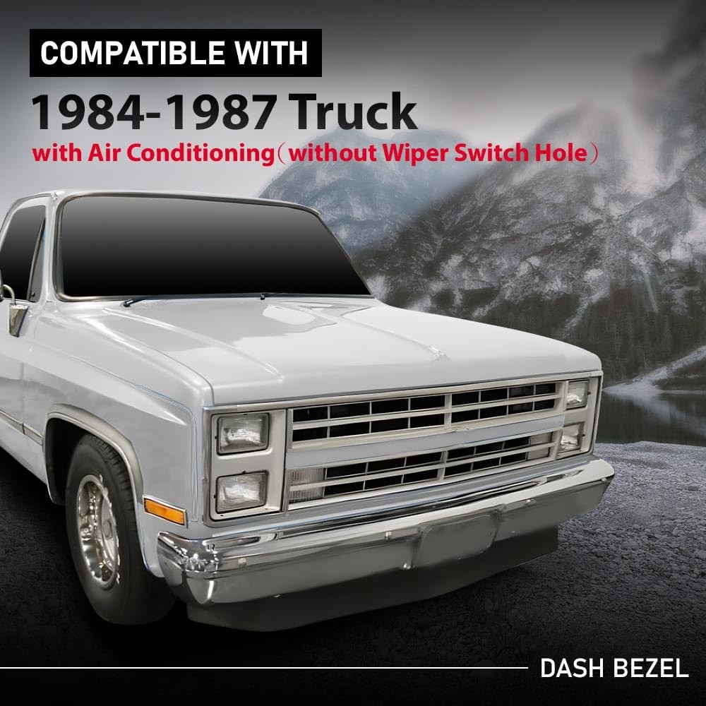 Dash Bezel for 1984-1987 Truck w/Air Conditioning Lower Column Cover 14057869