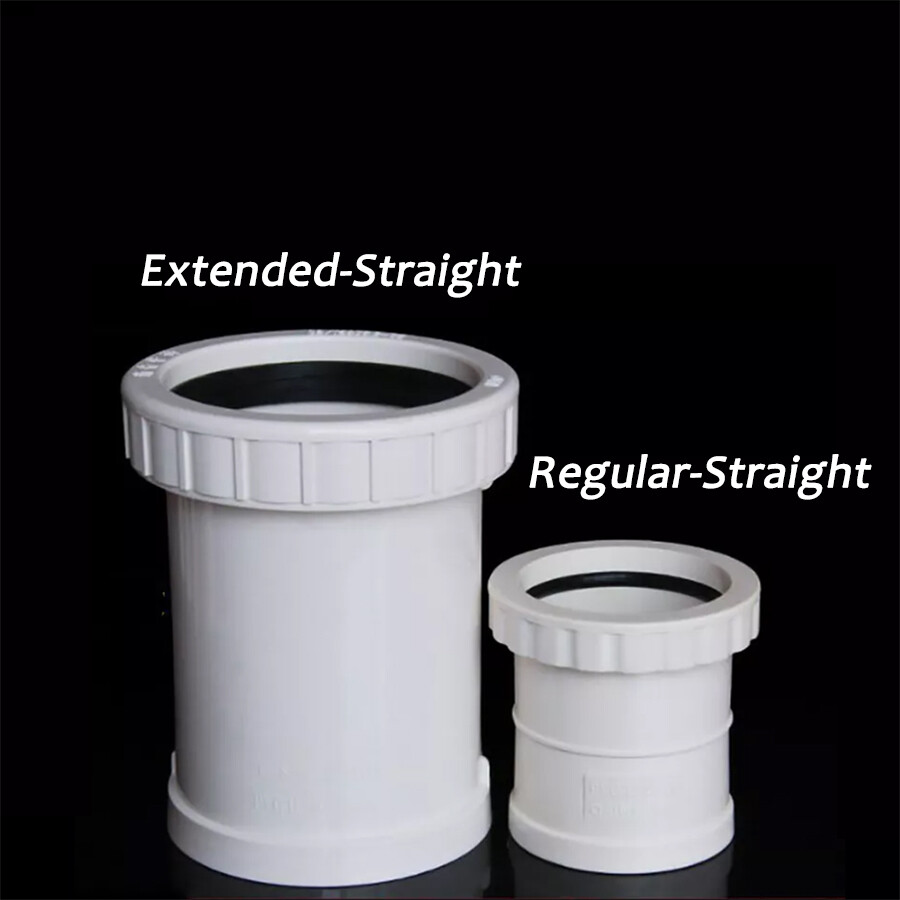PVC Drainage Pipe Fittings Pipe Expansion Joints Straight / Tee Quick Coupling