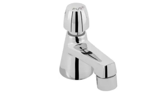 Proflo PFXM324 Deck Mount Metering Bathroom Sink Faucet 1.2 gpm, Polished Chrome