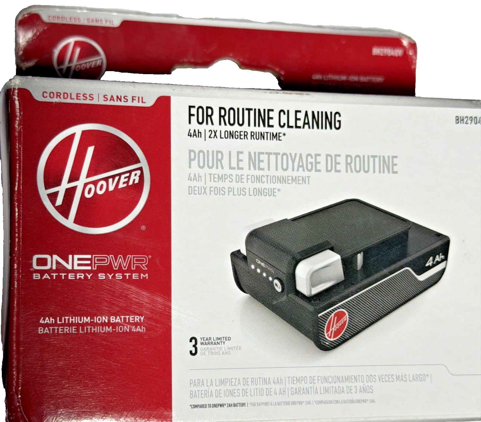 Hoover ONEPWR 4Ah Battery Vacuum Cleaner Part Floor Care Accessory New Fast Ship
