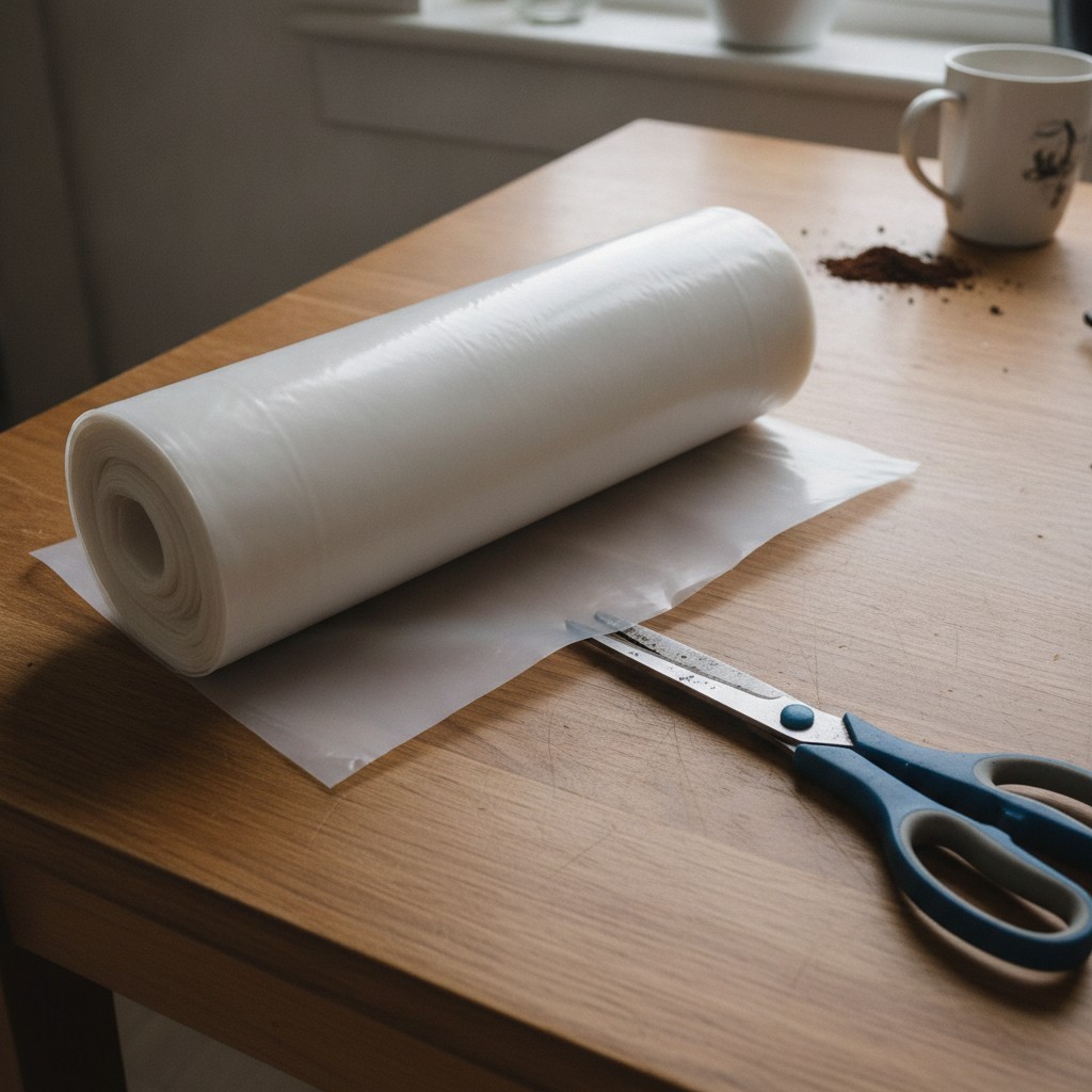 P1025/6W Clear Polyethylene Sheeting 10′ x 25′ x 6 Mil – Waterproof Protection