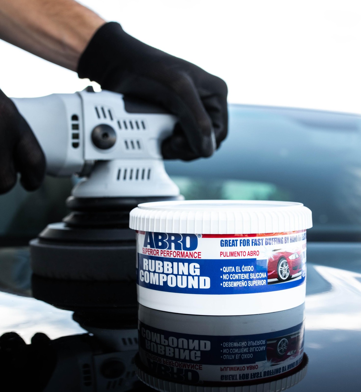 ABRO Superior Performance Automotive Rubbing Compound 10 Oz,