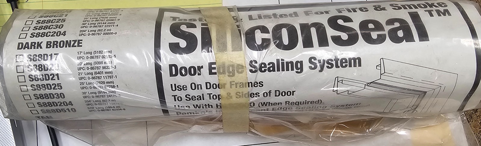 1/4″ Pemko Superior Door Edge Sealing System