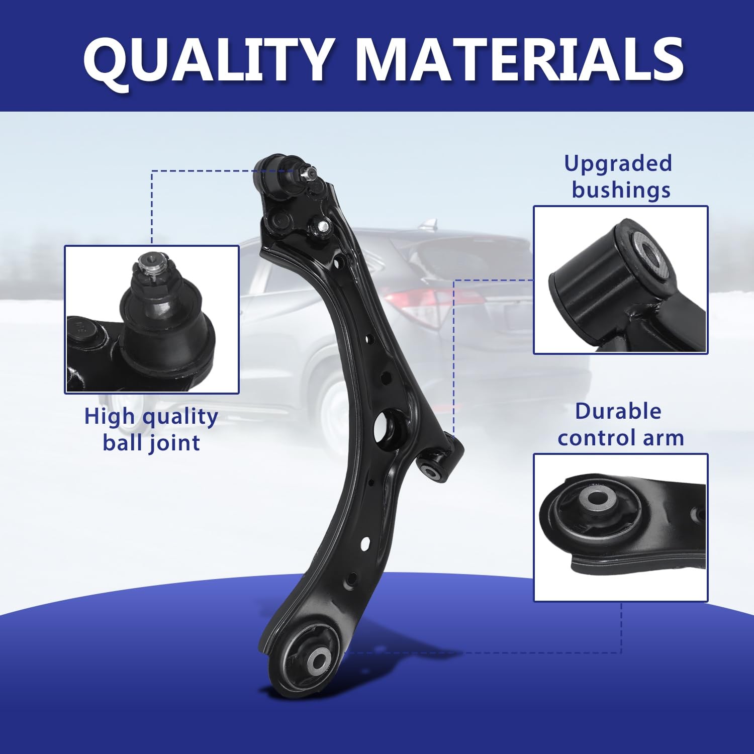 Front Left Lower Control Arm w/ Ball Joint 2016-2022 Honda HR-V Driver Side