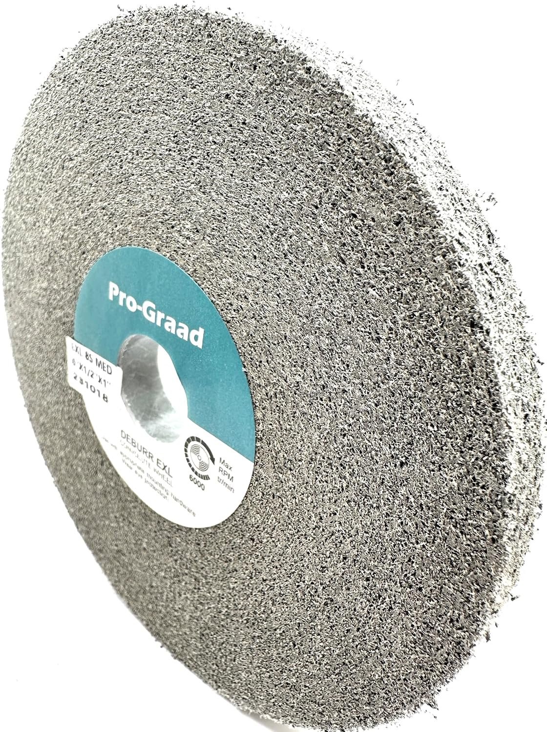 Pro-Graad EXL Deburring Wheel – 6″ x 1/2″ x 1″ 8S Medium – Silicon Carbide -…