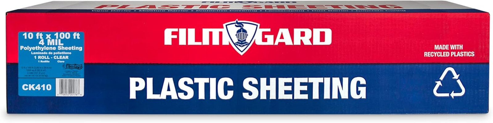 Berry Plastics Clear Polyethylene Sheeting 4 Mil 10 Ft x 100 Ft