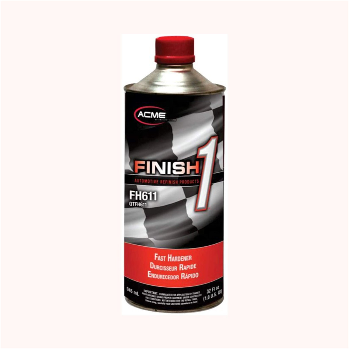 Finish 1 Automotive Refinish Products FH611-4 Fast Universal Hardener, 1 qt Can