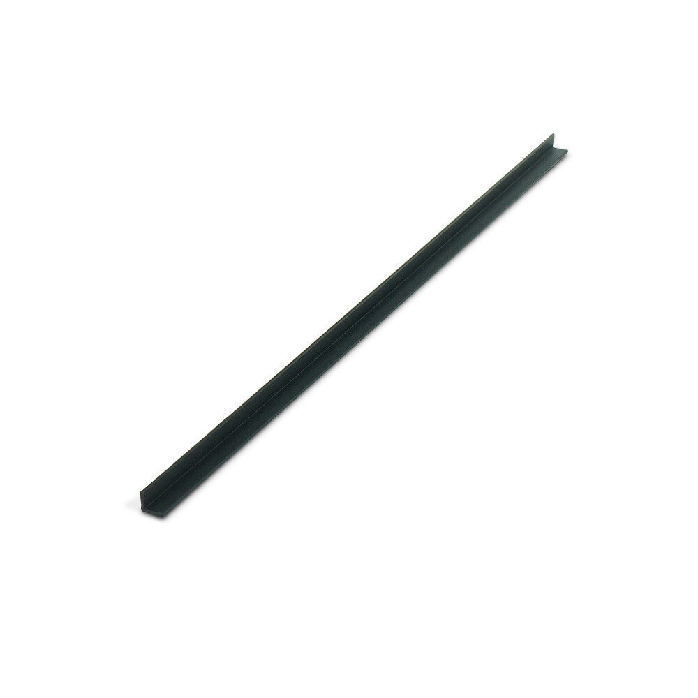 1919-Bk Black 1/4″ x 1/4″ Styrene Plastic Even Leg Angle Moulding