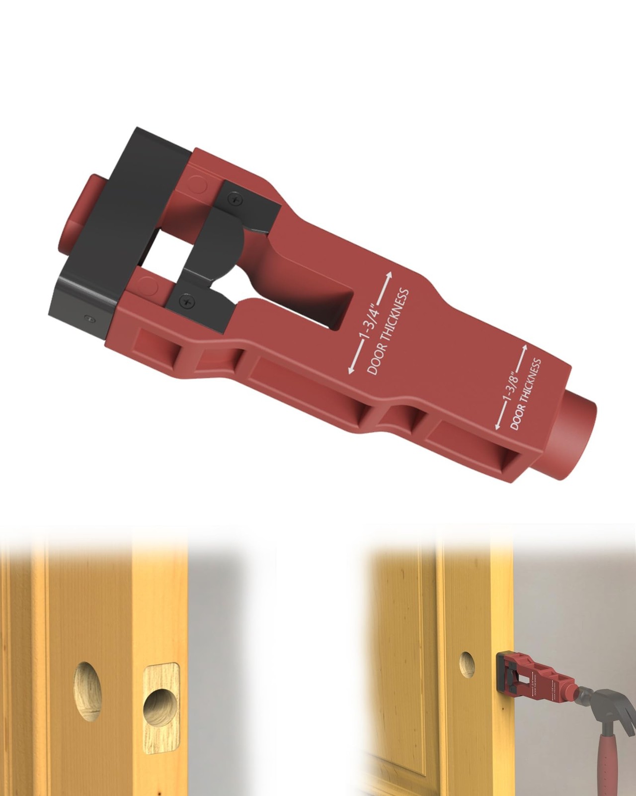 Door Latch Mortise Tool, Door Latch Installation Kit Help Remove Material to …