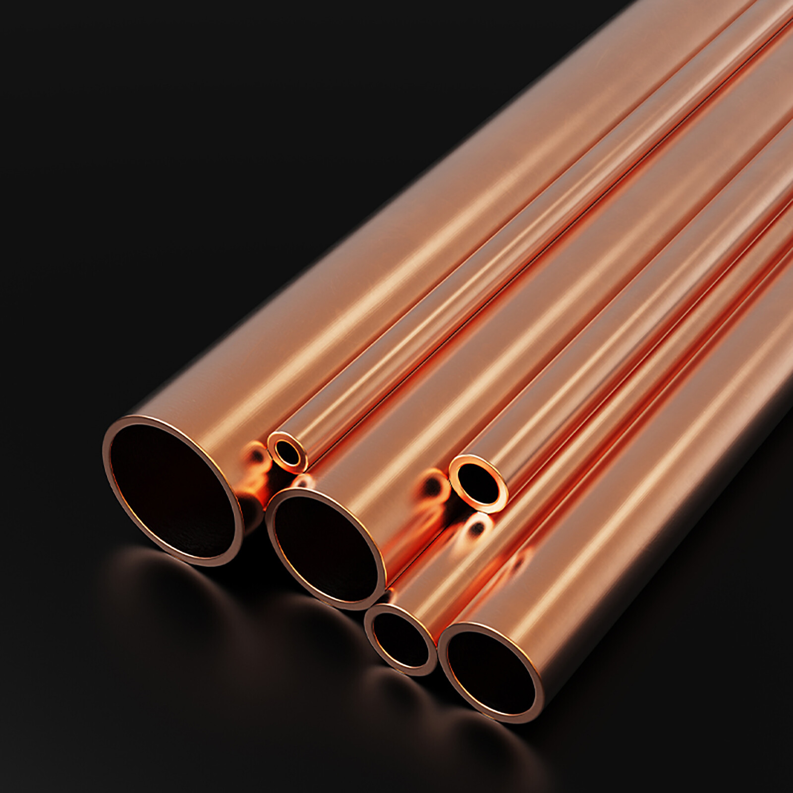 Lengths 300mm Copper Pipe Tube Diameter 1.5 mm – 30 mm,Wall thickness 0.2 – 2mm