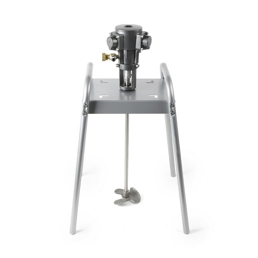 Pneumatic Paint Mixer Platform Type Stainless Steel Impeller Stirring Machine