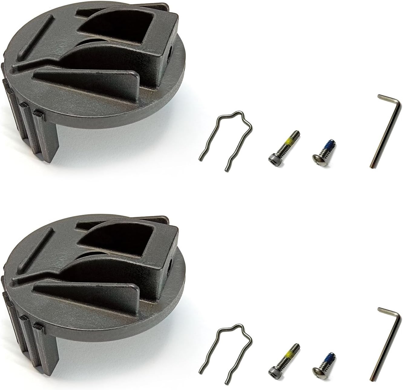 Replacement for 109113 Plastic Adapter, Shower Handle Matte Black