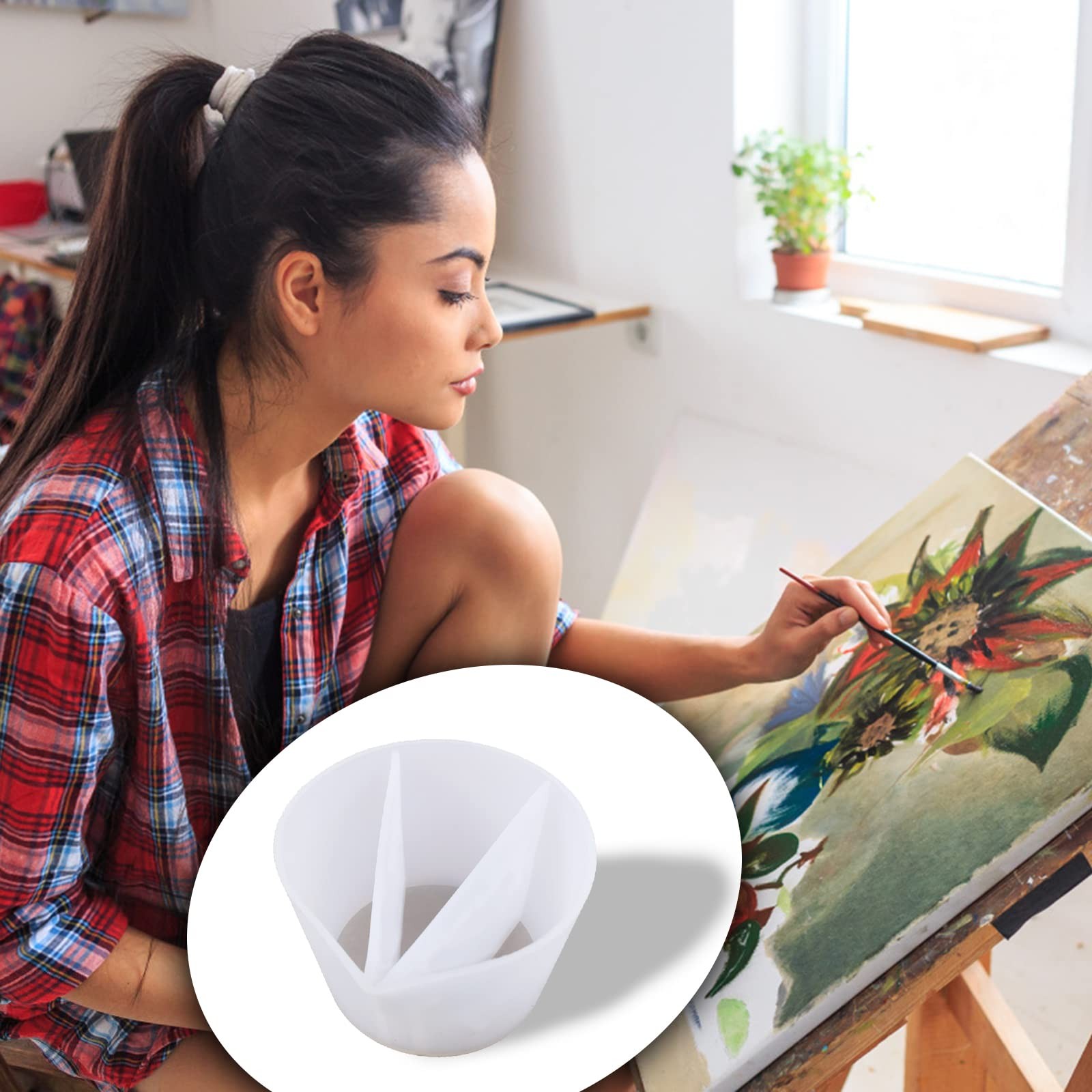 Winmany Paint Pouring Split Cup 2 Channels