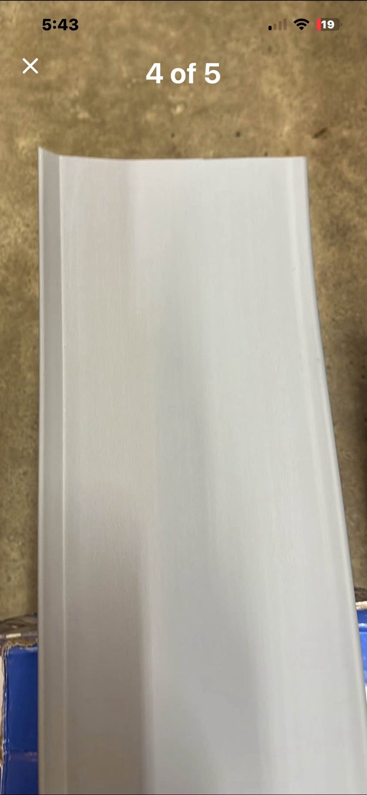 PRO FLEX Gray Vinyl Wall Base 6″ x 80 ft Gray