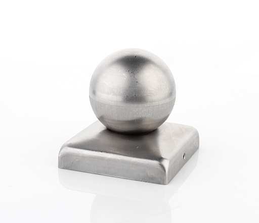 Post Cap square with Ball 80 mm for Fence Post 60×60 mm Steel Pyramid
