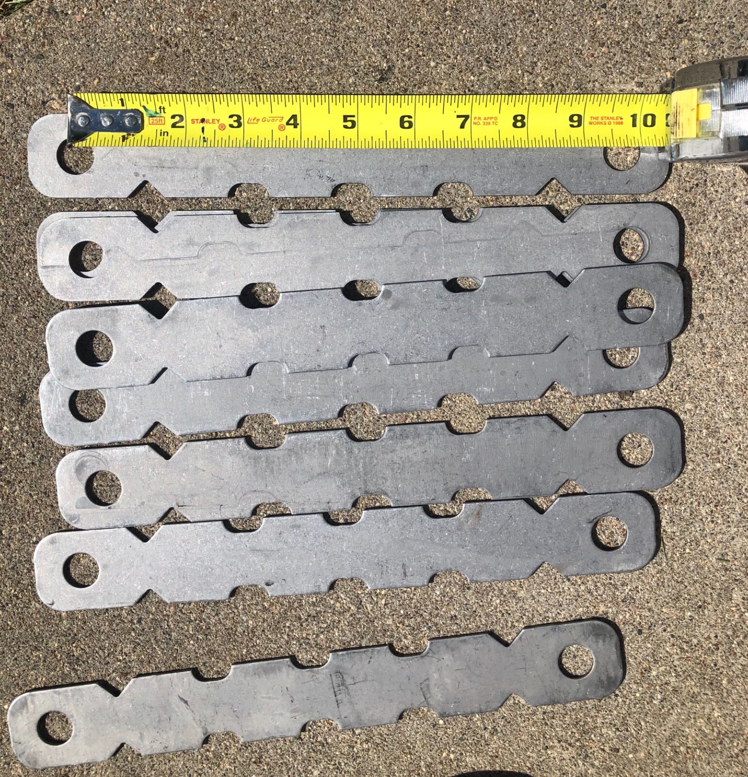 Concrete form Wall Ties 8” nominal for aluminum concrete wall forms 100/bundle