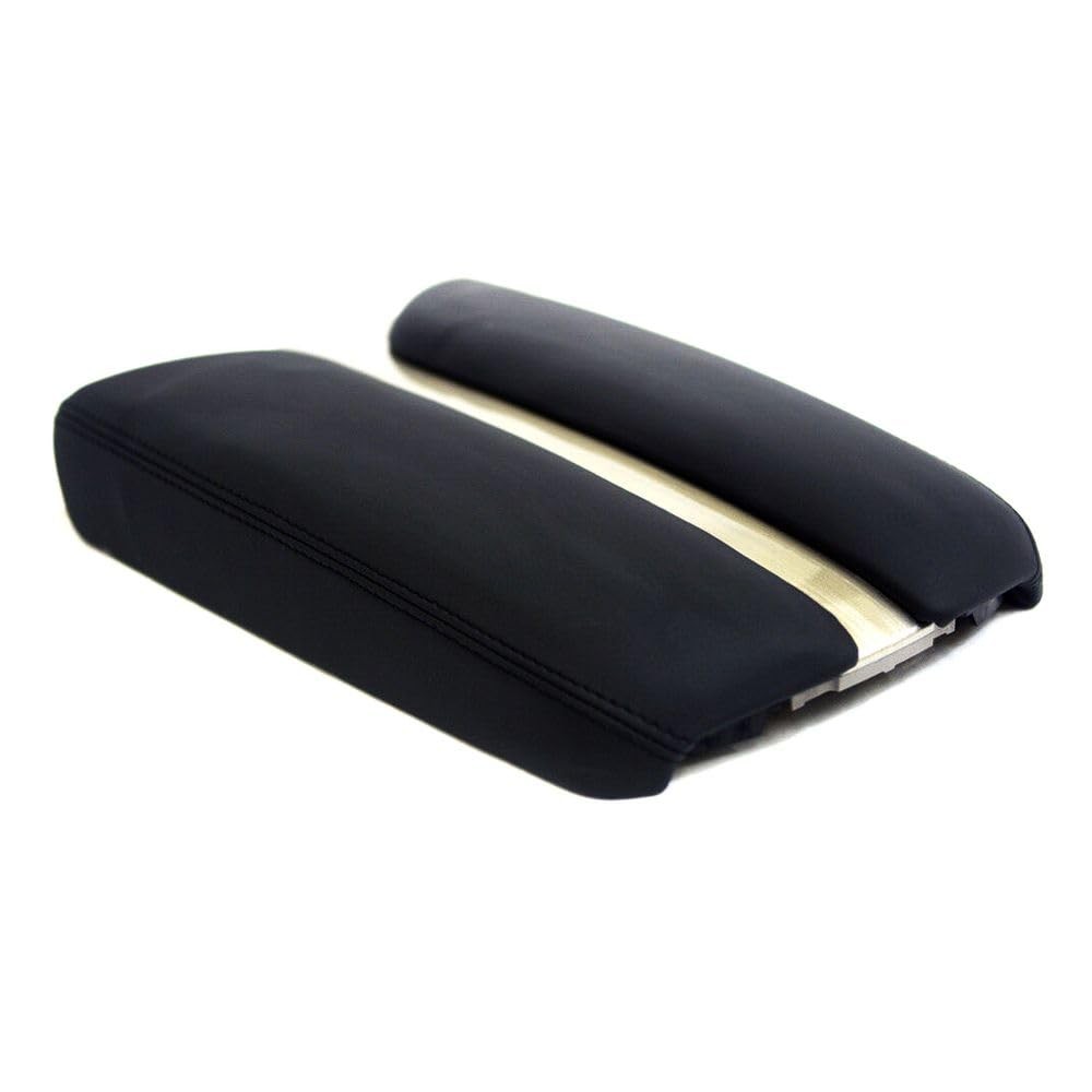 Black Leather Center Console Armrest Cover for Nissan Murano 2015-2019 MUR-1519