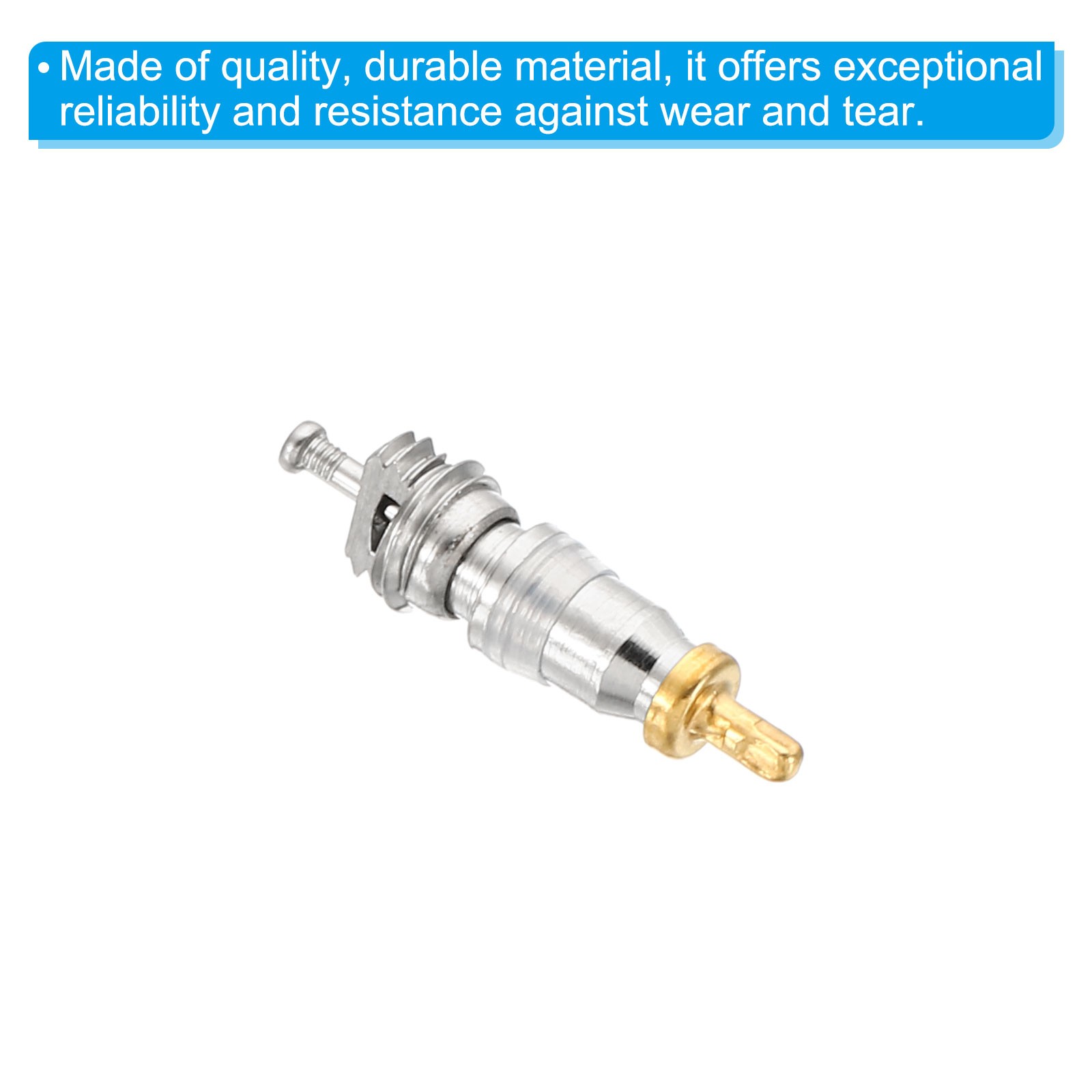 50 Pcs Air Conditioning Valve Core with Seal Valve Stem Cores for HVAC AC System