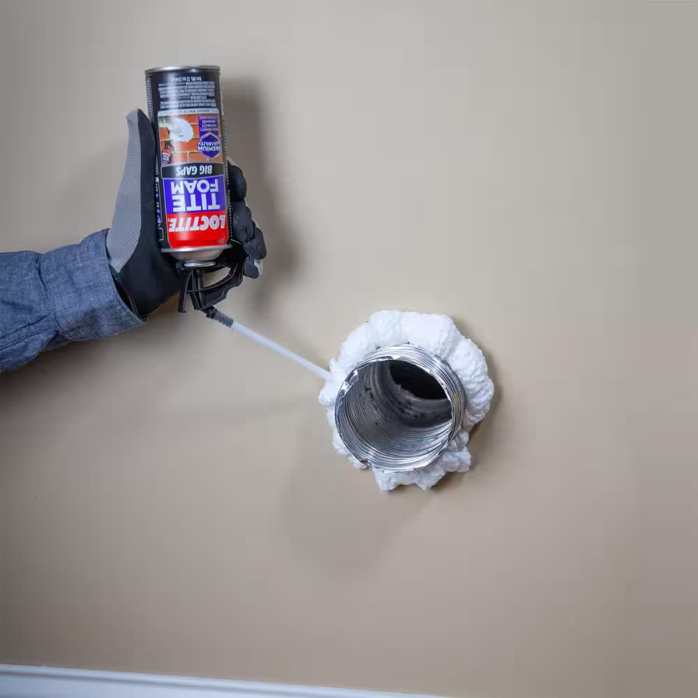 TITE FOAM Big Gaps Spray Foam, Bright White, 12 Oz. Can, Insulating Spray Foam S