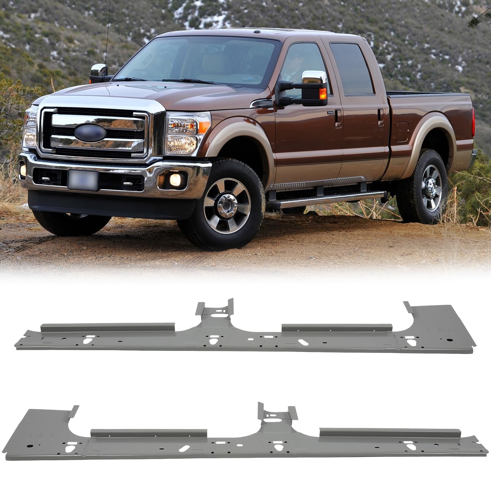 Inner Rocker Panels Ford F-250 F-350 Super Duty Crew Cab 1999-2017 Pair