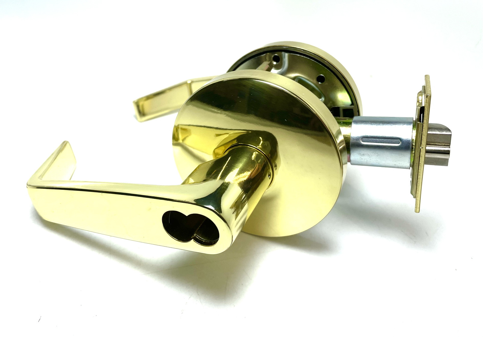 Falcon W511B DAN 605 Grade 2 Dane Entry/Office Lock, Bright Brass