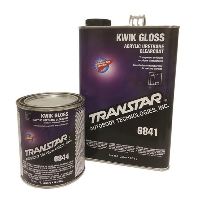 Transtar TRP6841 1 gal Kwik Acrylic Urethane Clearcoat – Gloss – 4-1 Mixing
