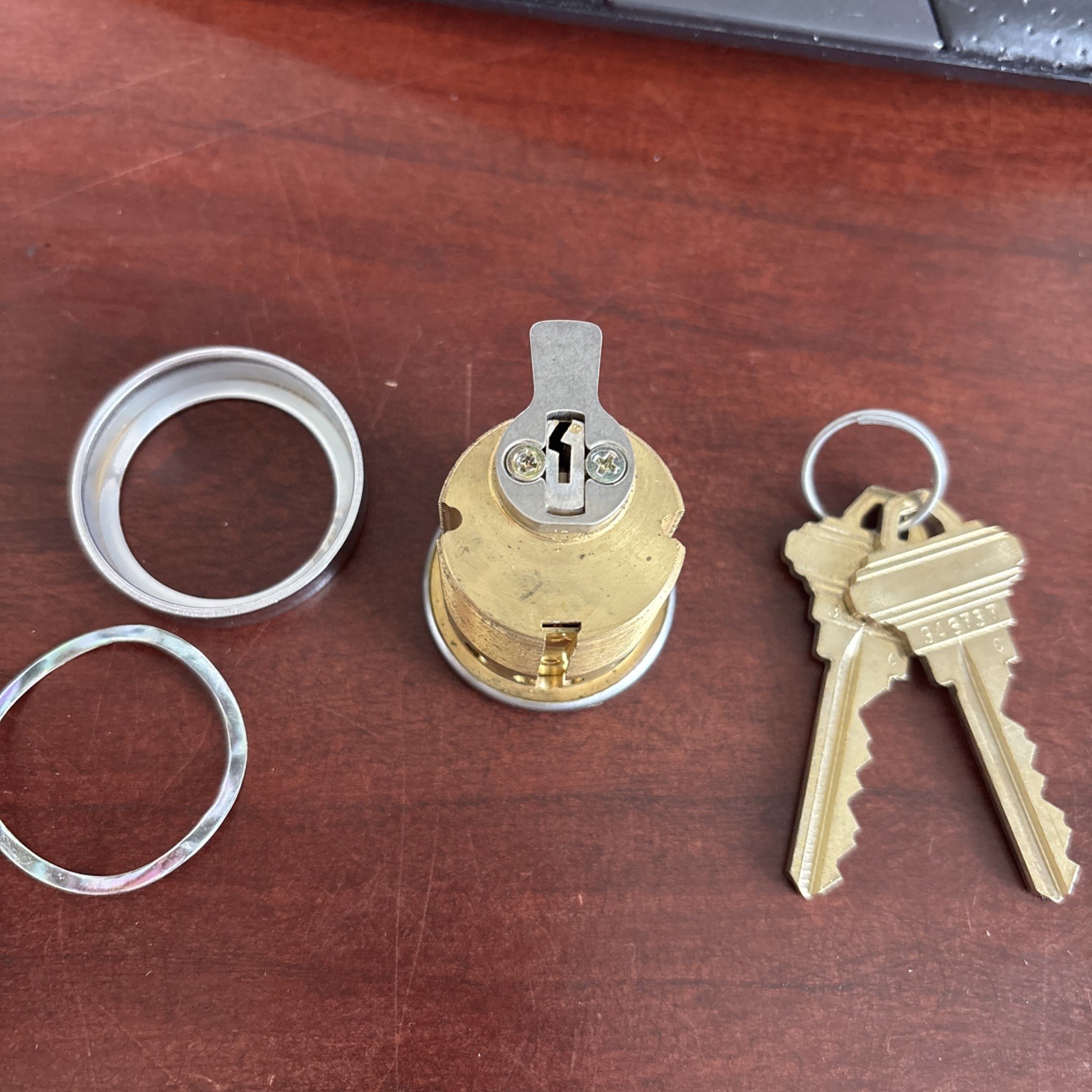 SCHLAGE Mortise Cylinder Straight Cam 20-001-626 XQ-11-947 DIM 118 S KD