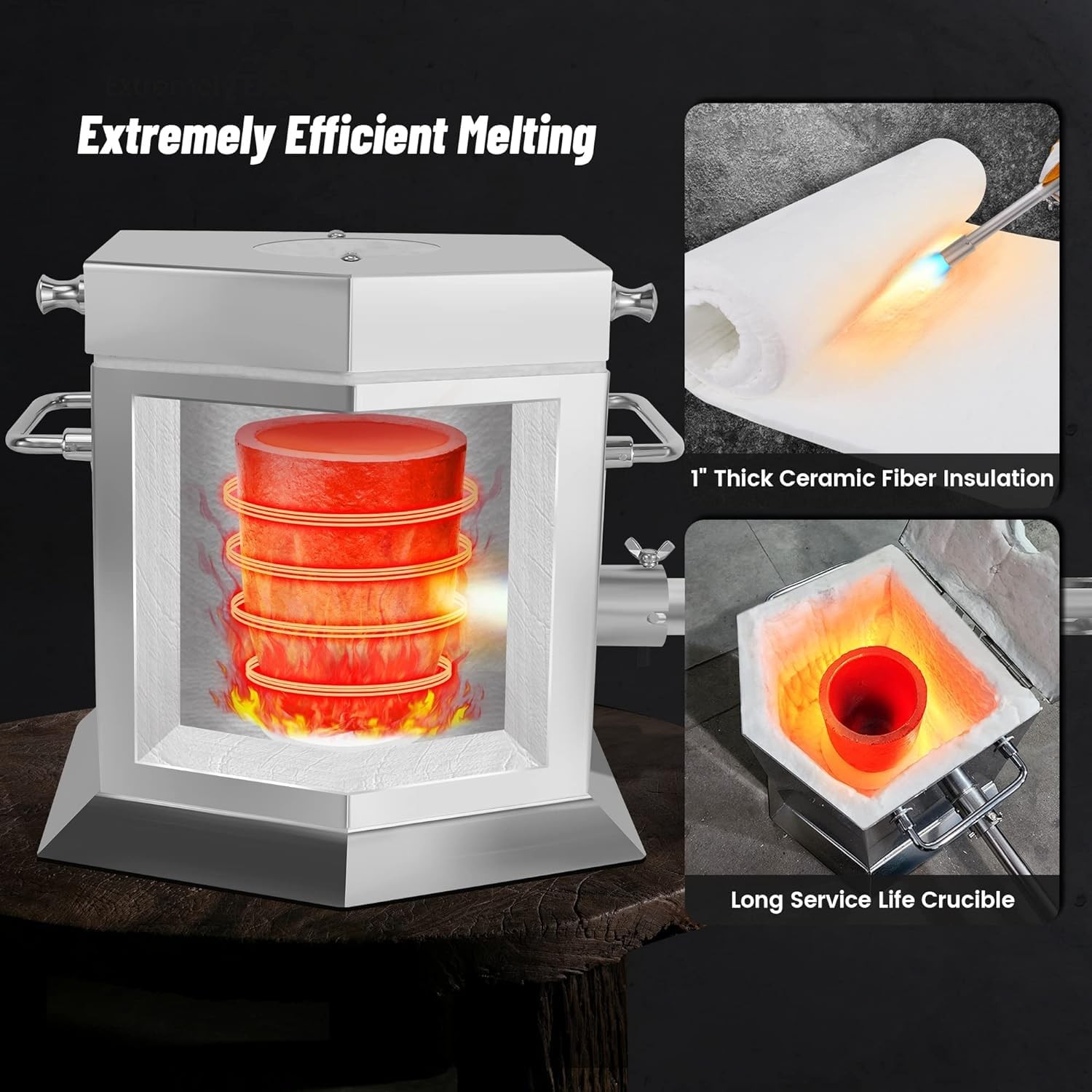 Lyrufexon Ceramic Fiber Insulation, 2 Pieces S-24 * 15.7 *1 in/2 Piece