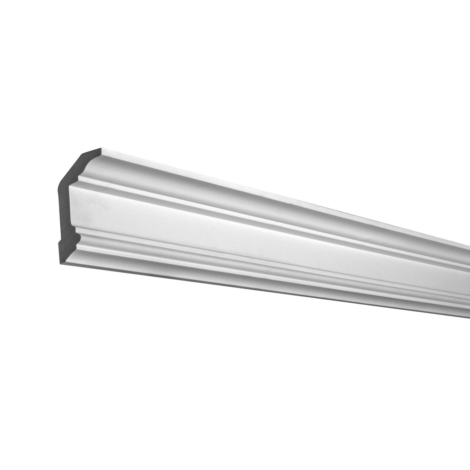 4-1/2in Face x 3-7/8in H x 2-1/4in Proj, Primed White Polyurethane, Crown