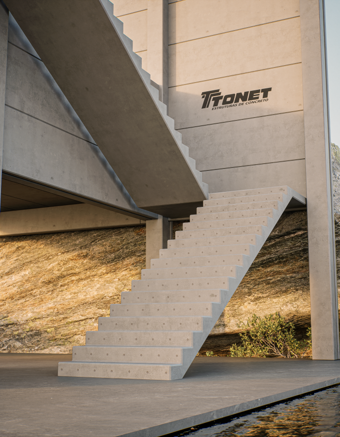 Escada Pré-fabricado Moldada em U