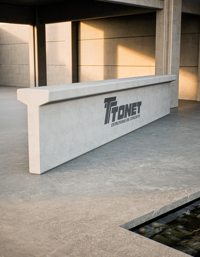 Vigas T Protendidas Pré-fabricado